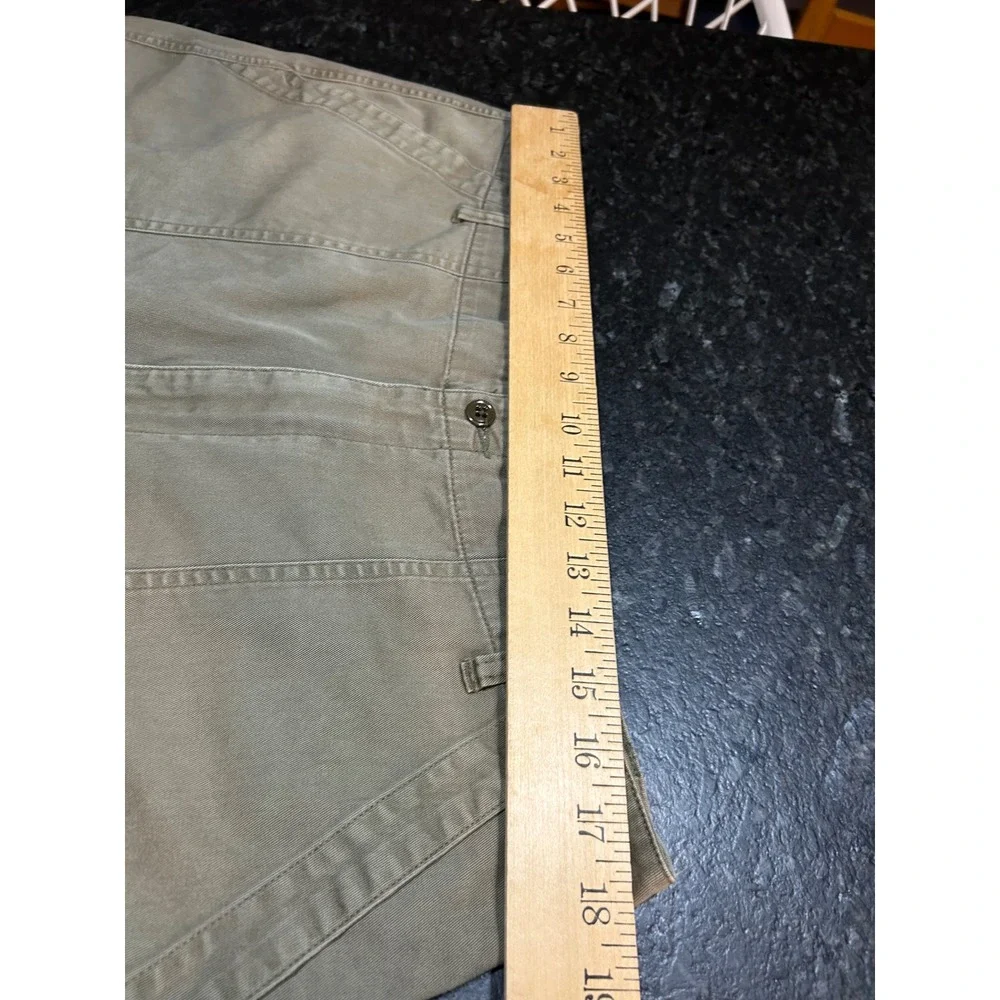Tommy Hilfiger Mens Khaki Cotton Twill Cargo Shorts Sz 36 Authentic Issue #115